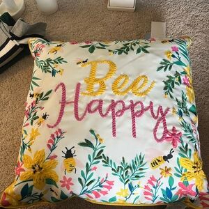 ‘Bee Happy’ pillow from Belk